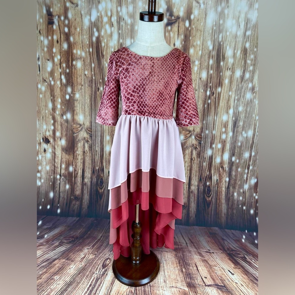 Mini-Boho Hi-Lo Tulle Dress